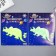 Phosphorus sticker "Triceratops" with adhesive pads set of 2 pcs mix 29.5x25 cm