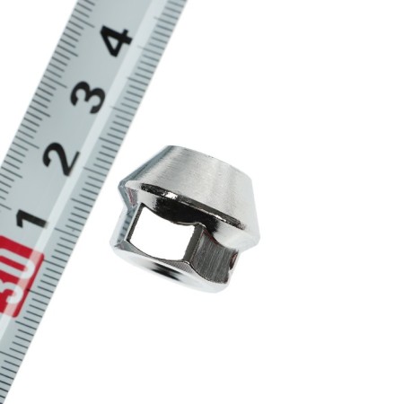Nut m10x1.25 18, hex17, cone, open, ch, h-1018-3