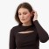 Women's Longsliva Minaku: Basic Line Chocolate Color, Rr. 48