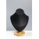 Bust for jewelry "Triangular shape", 15 × 9 × 20 cm, h = 20, black color
