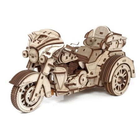 A prefabricated EWA wooden model “Motorcycle. Trike "