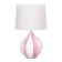 Board lamp "Leila" E14 40W white-pink 20x20x33 cm Risalux