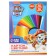 Cardboard color, A4, 15 sheets, 15 colors, coated, one -sided, in a folder, 220 g/m², puppy patrol