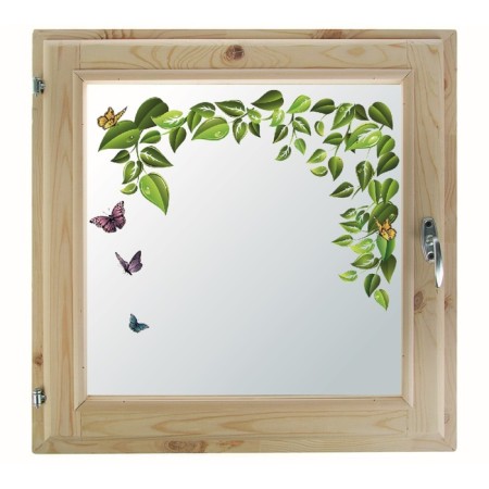 Window 60x70 cm, "spring", single -chamber double -glazed window, needles