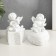 Polystone box "Snowty Angel Musician" MIX 5.5x5x8.5 cm
