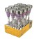 Garden lamp on the sunny battery "Violet stained glass", 7 × 38.5 × 7 cm, 1 LED, glow white