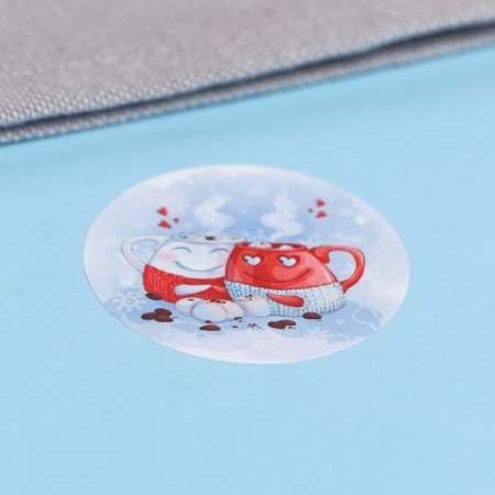Stickers for flowers and gifts "Atmosphere", 4.4 x 4.4 cm, 252 pcs.-4