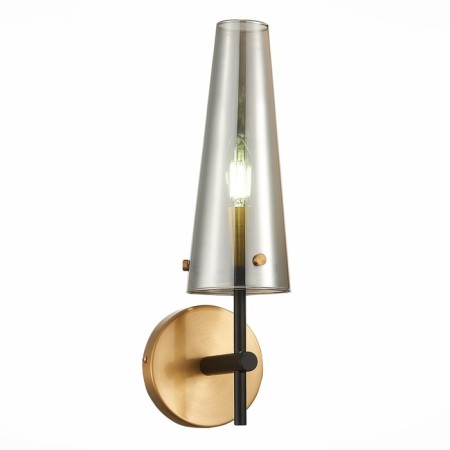 Sconces st. SL1209.301.01. Morave. 1x40 W, E14, 13x39 cm, bronze color, black-3