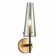 Sconces st. SL1209.301.01. Morave. 1x40 W, E14, 13x39 cm, bronze color, black