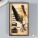 Feature handle set with interchangeable feathers+stand+ink+wax+print 26x12x4 cm