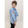 Surchachka upper for ISee boys, height 170-176 cm, blue color