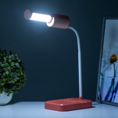 Lancer table lamp LED 3.5W USB AKB Red-pink 11x15x45 cm Risalux-2