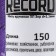 Thread twisted PP 3PR d = 1.1mm (150, fiol, sin, c4 "set 2 pcs)