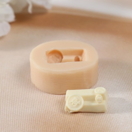 Silicone Mold "Eucks with Coins" silicone 1x2.5x2 cm-1