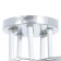 Aisha chandelier 5he27 40W chrome 58x58x27 cm Bayerlux