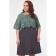 Women's dress, size 52, green color