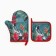 Kitchen kit "Beauty" mittens-output 20x27cm, take 17x17cm 100% p/e