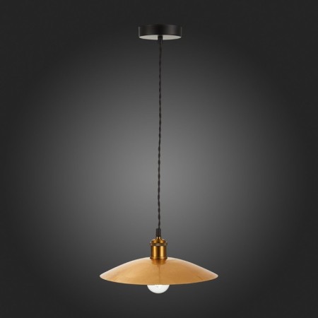 Suspension lamp ST LUCE. SL1017.203.01. Romo. 1x60 W, E27, 30x30 cm, black color-7