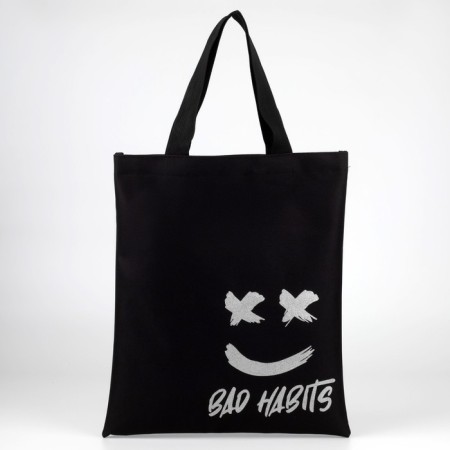 Shoper Habits, sparkles, without lightning, without lining, black color-2