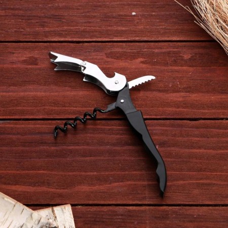 Tourist's set "Taiga" 3B1: knife, corkscrew, opener-3