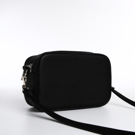 Women's bag over the shoulder Textura, small size, black color-2