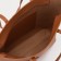 Zipper bag with lightning, terracotta color