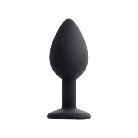 Anal plug Popo pleasure by toyfa with a rhinestone S, 7.2 cm, D 2.8 cm, 25 g-1