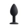 Anal plug Popo pleasure by toyfa with a rhinestone S, 7.2 cm, D 2.8 cm, 25 g
