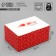 Gift folding box, packaging, "love", 22 x 15 x 10 cm