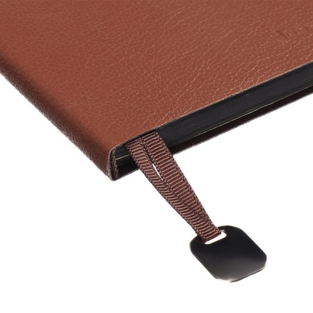 The diary is low, the A6+format, 116 sheets, a cage, brown light, tint. cut-4