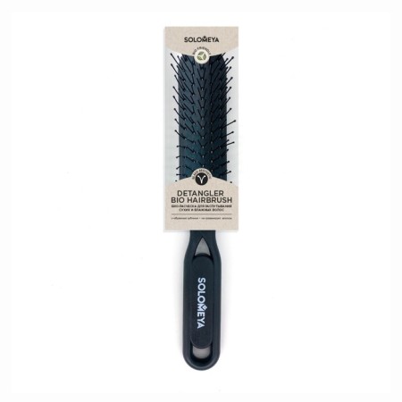 Combination of dry and wet hair Solomeya, black color