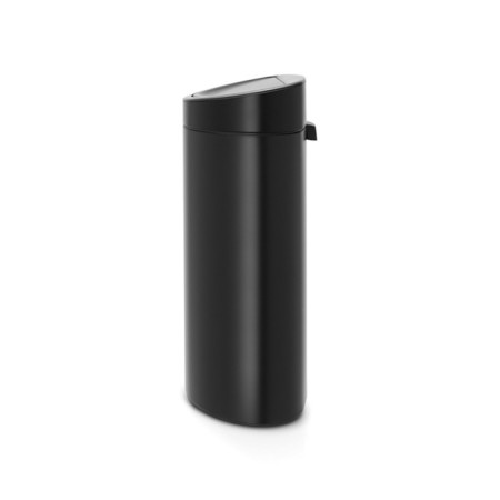 Garbage bucket Brabantia Touch Bin New, Black matte color, 40 l-1