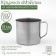 Magic mug "Maili", 900 ml, d = 12 cm, chrome color