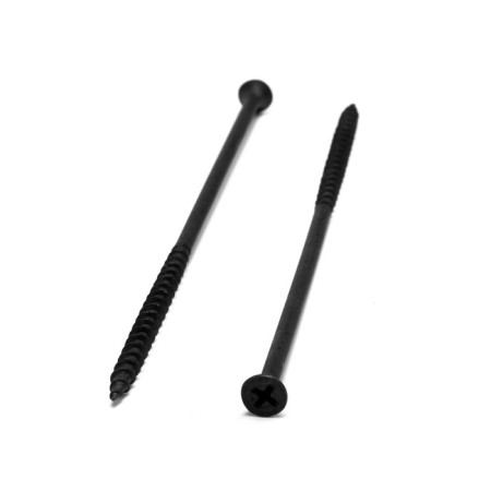 Wood self -tapping screw 4.8x152 mm, large thread, phosphate, in package 15 kg-2