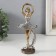 Polystone souvenir "Little ballerina in a silver pack, with a month" 7.9x7x19 cm