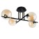 Chandelier 21127/4 bk black 4x40W G9 55x41x20.5cm