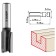Frases groove bison 28780-12-19, straight, shank d = 8 mm, 12 x 19 mm
