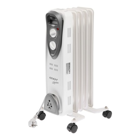 ENGY EN-2205 Modern, oil, 1000 watts, 5 sections, white-4