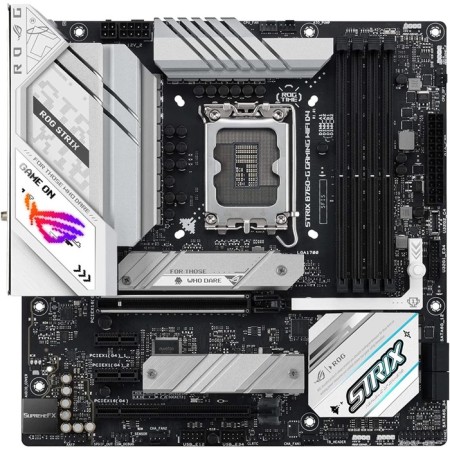 The ASUS ROG Strix B760-GAMing WiFi D4, LGA1700, Z790.4XDDR4, HDMI, DP, MATX.