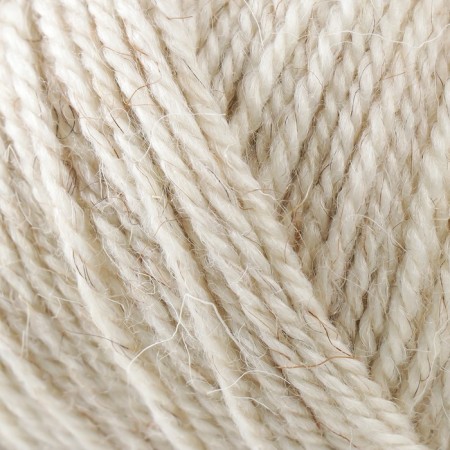Yarn "sock" 50% wool, 50% acrylic 200m/100g (01 white)-2