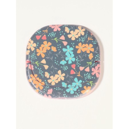 Pocket mirror “pattern”, with a stand, 8 × 8 cm, black color-4
