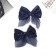 Hair clip "Marta" (set 2 pcs) tenderness shine, 7.5 cm, blue
