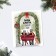 Postcard-Mini "Happy New Year!" heat, 8.8 x 10.7 cm, New Year