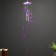 Wind music plastic "Heart" 4 tubes 11 figures 50 cm