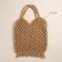 Women's bag SL Home, manual weaving, cotton, handle length 15 cm, 40 × 32 cm