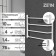 Electric towel Zein PE-05 "Victoria", 500x600mm, 4 shift, dimmer, white