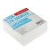 Paper block for Calligrata records, 8x8x4 cm, 65 g/m2, 90%, non -glue, white