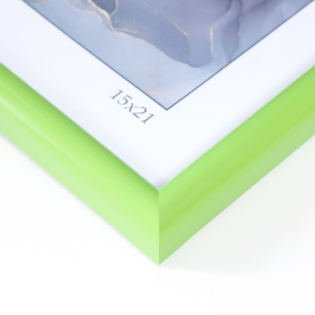 Photo frame plastic "Rainbow" 15x21 cm, light green-3