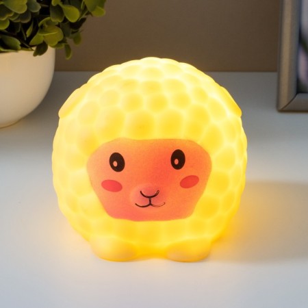 Night of the "lamb" LED from LR44 batteries yellow 9x9x8 cm Risalux-1