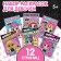 Coloring “Wow Girls”, A5 format, 6 pcs. 12 p.